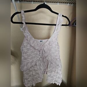 Old Navy Lace Top in Lavender